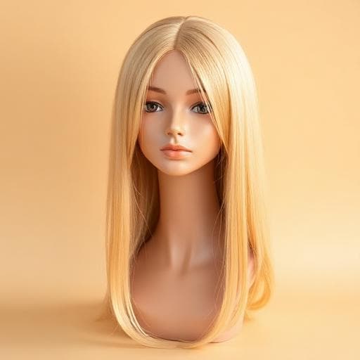 Perruque Lisse Blond Miel
