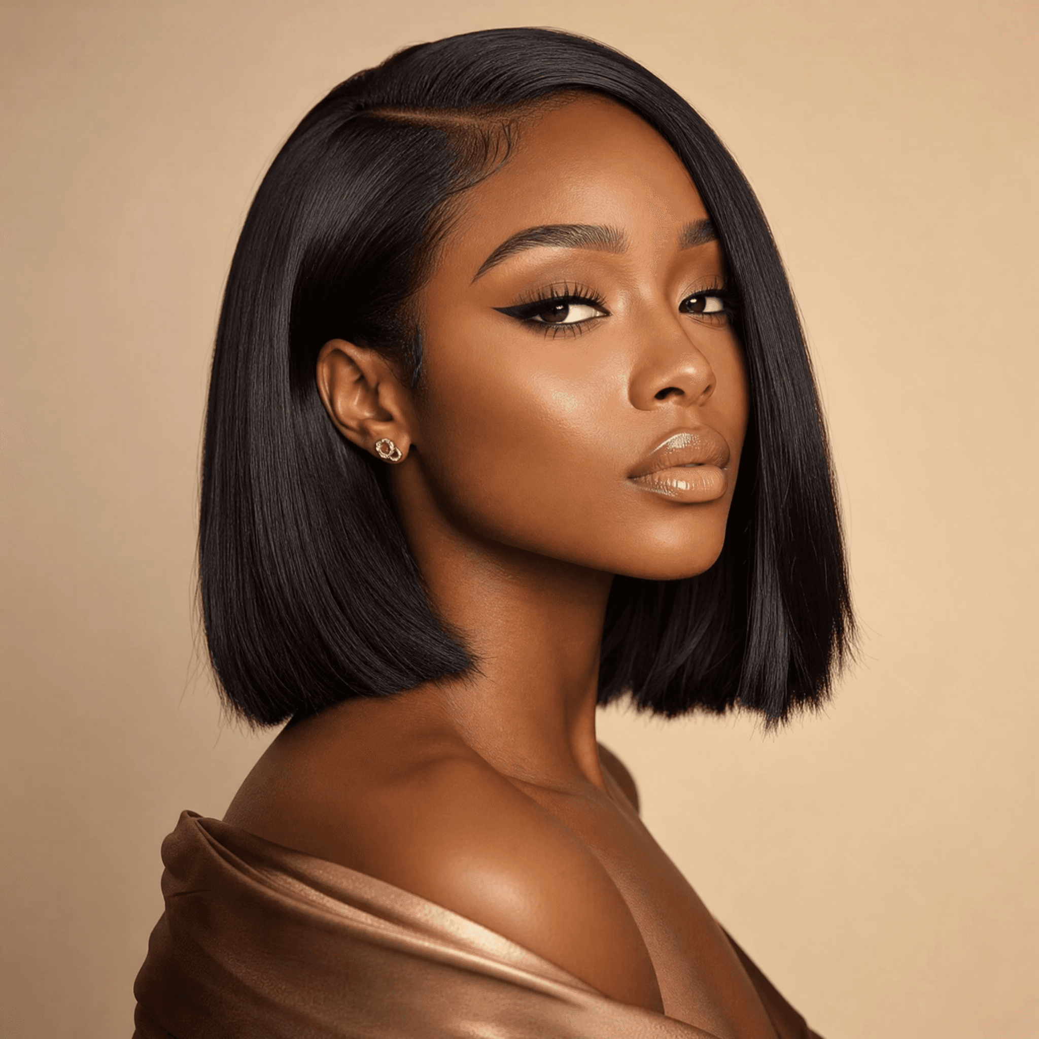 Perruque Bob Silk Straight 10"