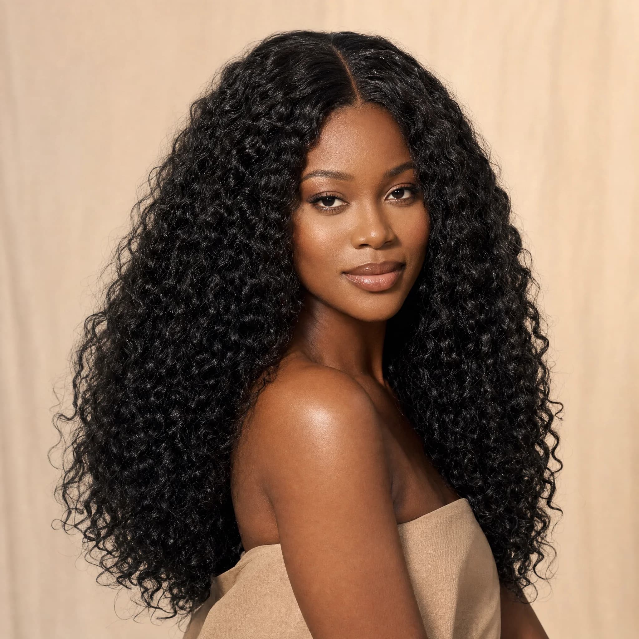 Pack tissage cheveux humains naturels — Bouclé