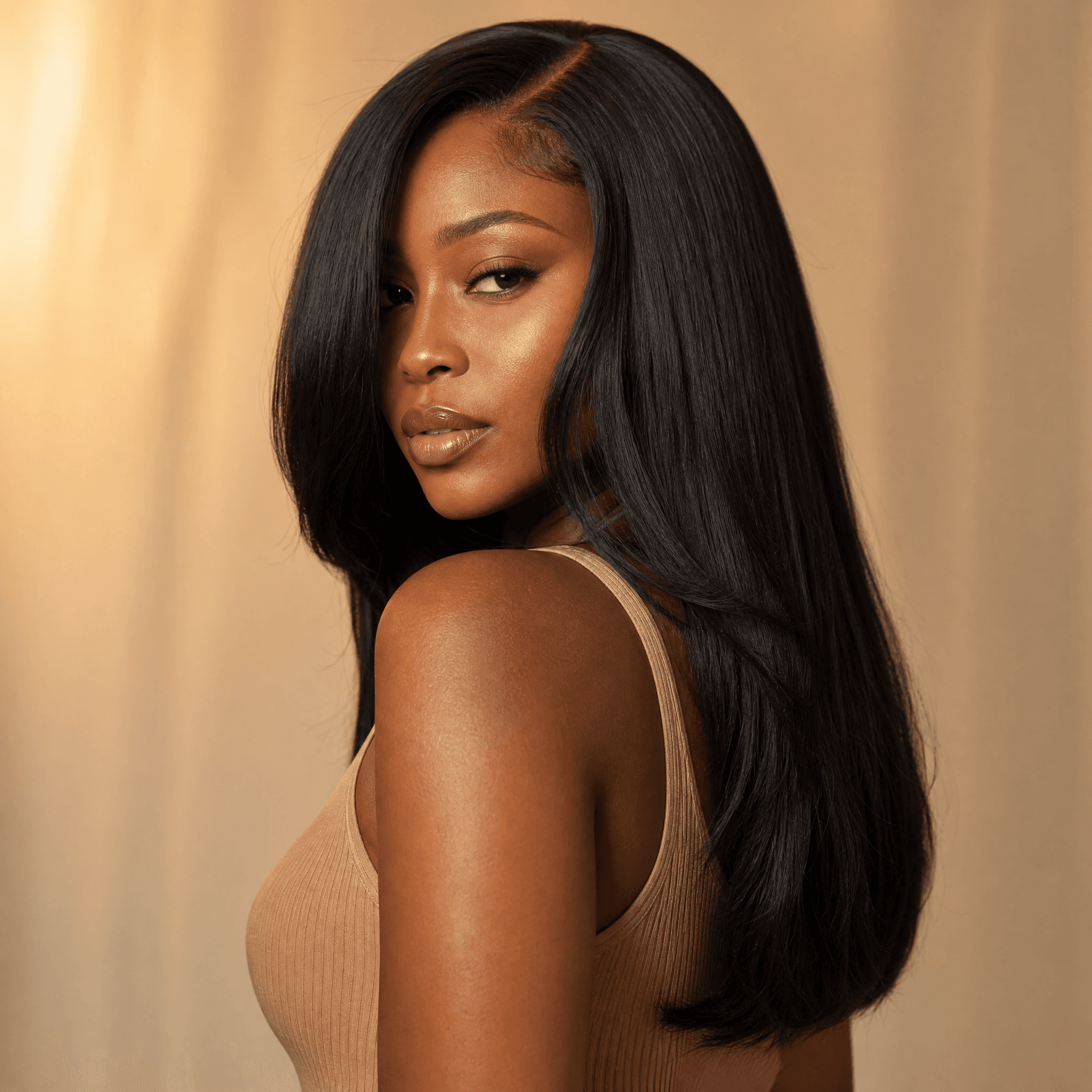 Pack tissage cheveux humains naturels — Lisse